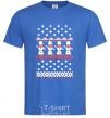 Men's T-Shirt SNOWMEN royal-blue фото