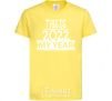 Kids T-shirt THIS IS MY 2020 YEAR cornsilk фото