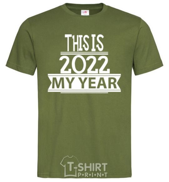 Men's T-Shirt THIS IS MY 2020 YEAR millennial-khaki фото