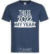 Мужская футболка THIS IS MY 2020 YEAR Темно-синий фото