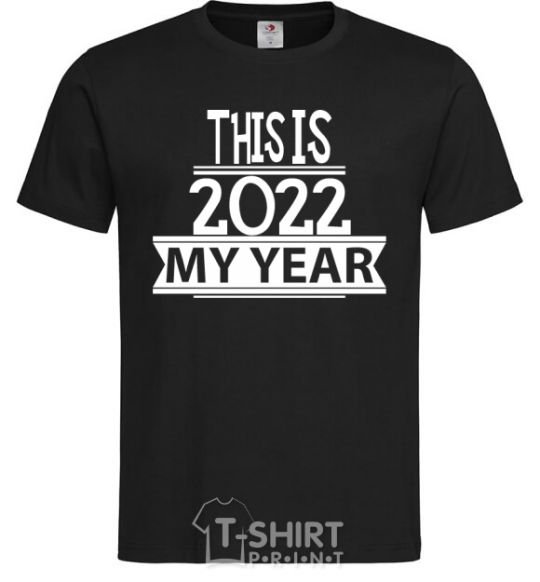 Мужская футболка THIS IS MY 2020 YEAR Черный фото