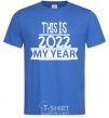 Мужская футболка THIS IS MY 2020 YEAR Ярко-синий фото