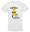 Men's T-Shirt MERRY, MERRY NEW YEAR'S EVE White фото