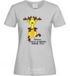 Women's T-shirt MERRY, MERRY NEW YEAR'S EVE grey фото