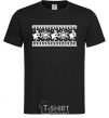 Men's T-Shirt DEER EMBROIDERY black фото