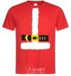 Men's T-Shirt SANTA'S COSTUME red фото