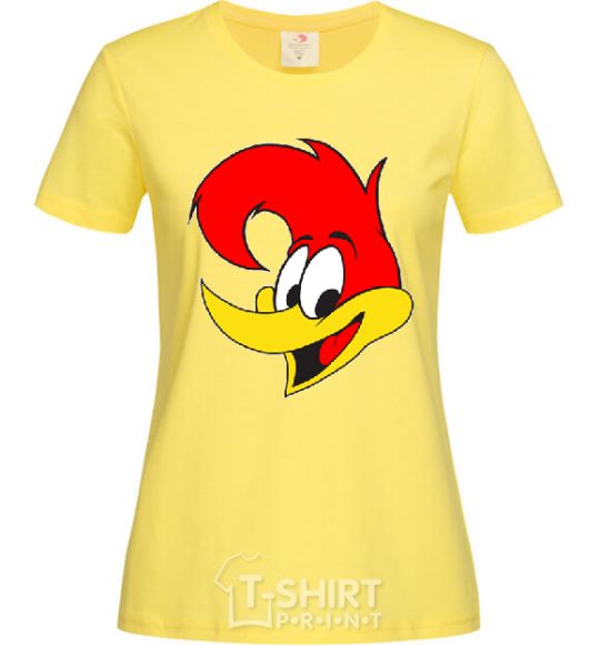 Women's T-shirt WOODY WOODPECKER cornsilk фото