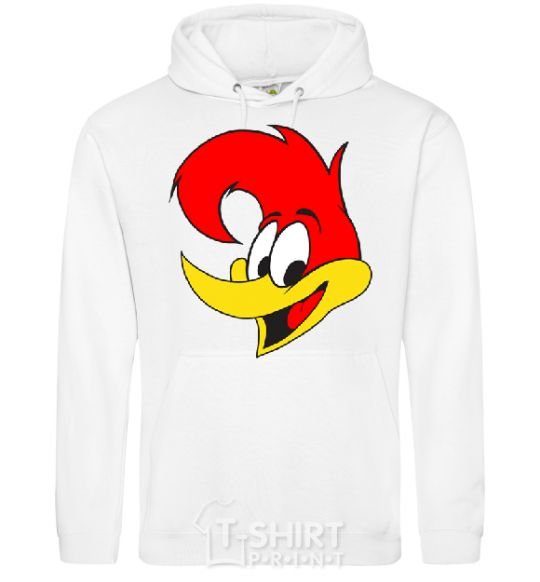 Мужская толстовка (худи) WOODY WOODPECKER Белый фото