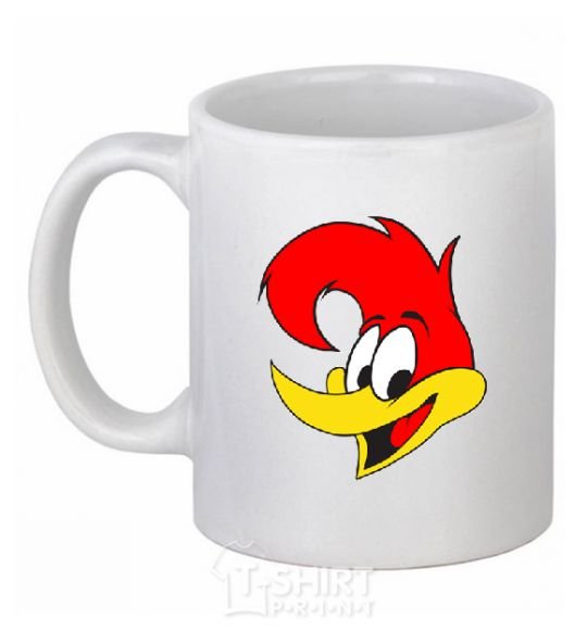 Ceramic mug WOODY WOODPECKER White фото