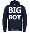 Men`s hoodie BIG BOY navy-blue фото