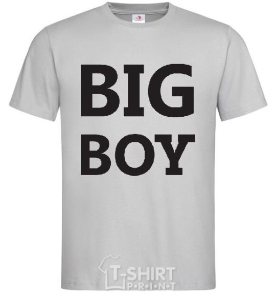 Мужская футболка BIG BOY Серый фото