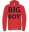 Men`s hoodie BIG BOY bright-red фото
