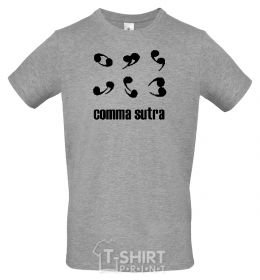Men's T-Shirt COMMA SUTRA grey фото