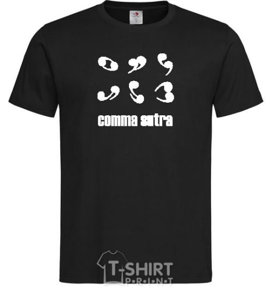 Men's T-Shirt COMMA SUTRA black фото