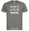 Men's T-Shirt COMMA SUTRA dark-grey фото