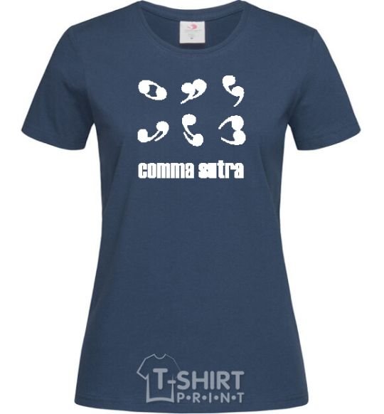 Женская футболка COMMA SUTRA Темно-синий фото