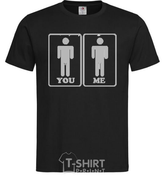 Мужская футболка YOU - ME Черный фото