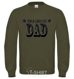 Sweatshirt WORLD'S GREATEST DAD sand фото