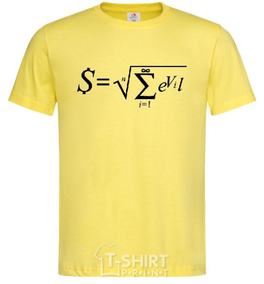 Мужская футболка Формула EVIL Лимонный фото