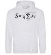 Men`s hoodie The EVIL formula sport-grey фото