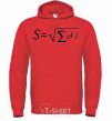 Men`s hoodie The EVIL formula bright-red фото