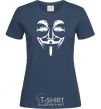 Women's T-shirt VENDETTA navy-blue фото