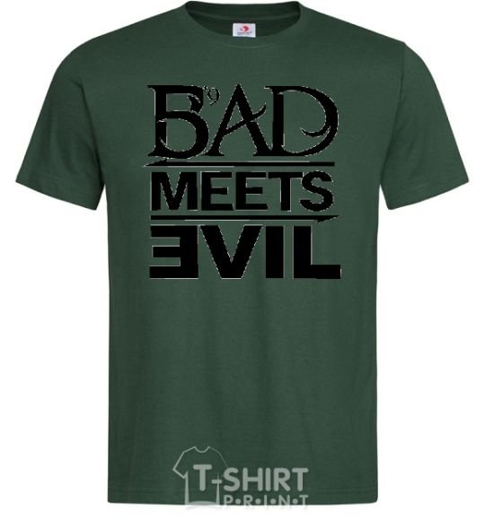 Men's T-Shirt BAD MEETS EVIL bottle-green фото