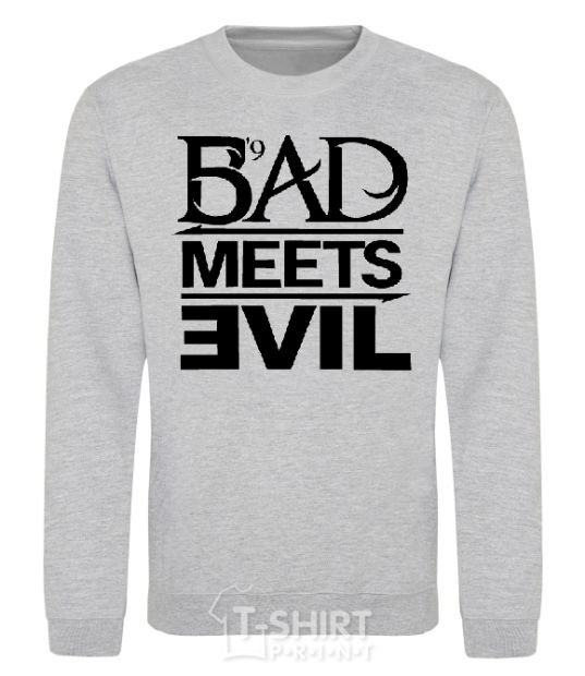 Sweatshirt BAD MEETS EVIL sport-grey фото