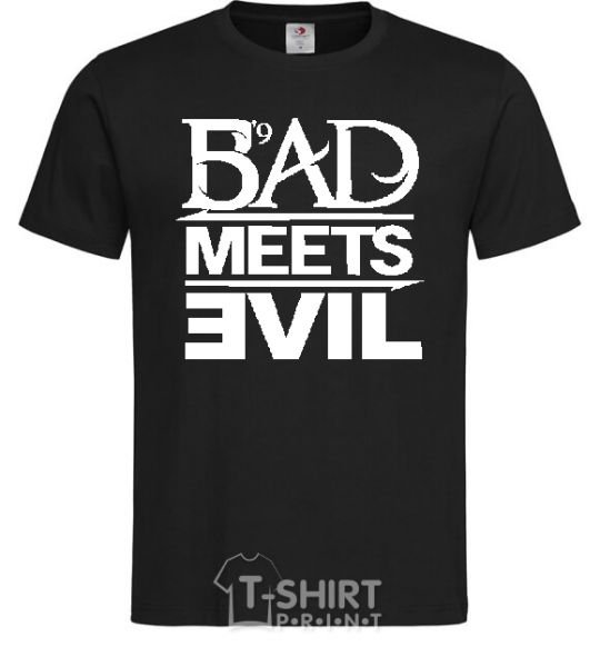 Men's T-Shirt BAD MEETS EVIL black фото