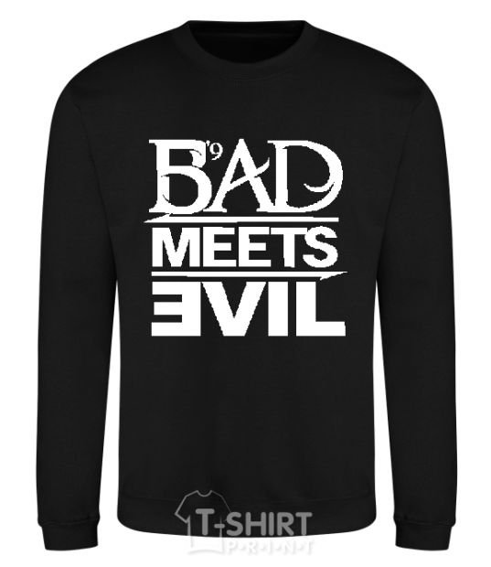 Sweatshirt BAD MEETS EVIL black фото