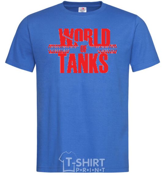 Мужская футболка WORLD OF TANKS Ярко-синий фото
