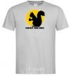 Men's T-Shirt PROTECT YOUR NUTS grey фото