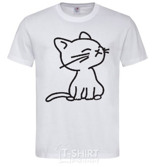 Мужская футболка YELLOW CAT Белый фото