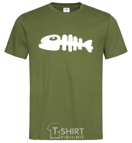 Мужская футболка YELLOW FISH Оливковый фото