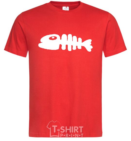 Men's T-Shirt YELLOW FISH red фото