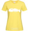 Women's T-shirt YELLOW FISH cornsilk фото