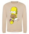 Sweatshirt Homer Simpson sand фото