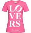Женская футболка LOVER BOY Ярко-розовый фото