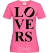 Женская футболка LOVE GIRL Ярко-розовый фото