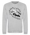 Sweatshirt CLYDE + sport-grey фото