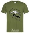 Мужская футболка CLYDE + Оливковый фото