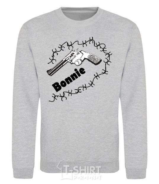 Sweatshirt +BONNIE sport-grey фото