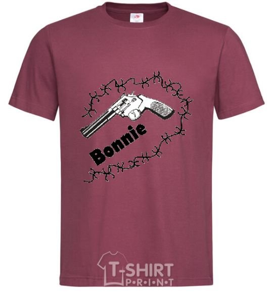Men's T-Shirt +BONNIE burgundy фото