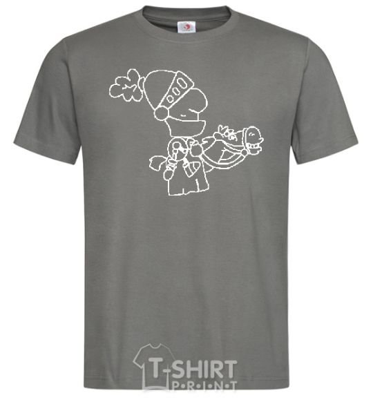 Men's T-Shirt KNIGHT dark-grey фото