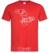 Men's T-Shirt KNIGHT red фото