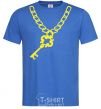 Men's T-Shirt KEY+ royal-blue фото