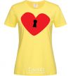 Women's T-shirt +HEART cornsilk фото