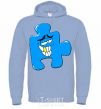 Men`s hoodie PASEL BOY sky-blue фото