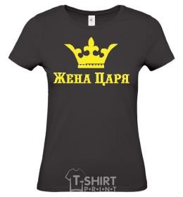 Women's T-shirt THE KING'S WIFE black фото