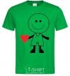 Мужская футболка BOY WITH HEART Зеленый фото